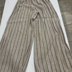 Maurices Tan Striped Trousers